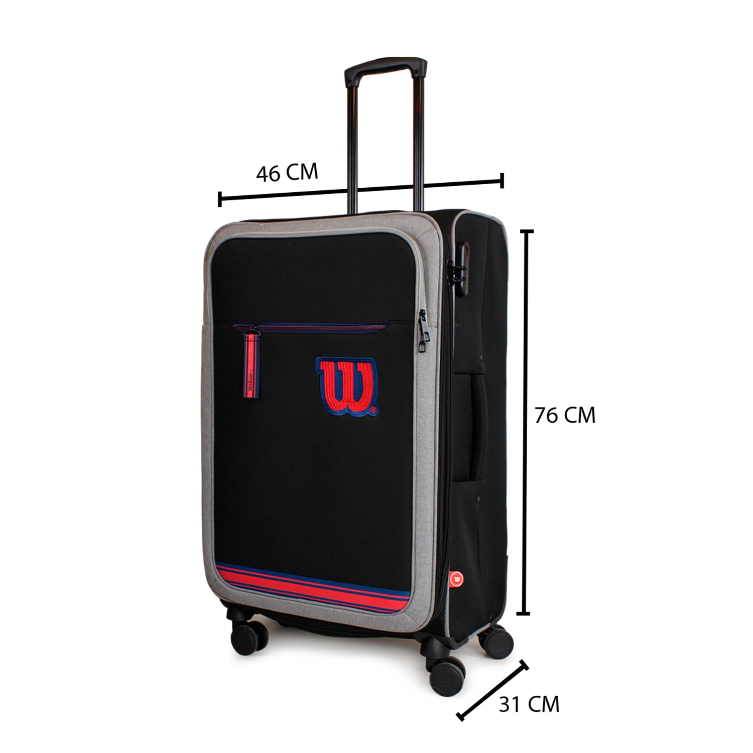 Maleta de tela grande Wilson Sporting negro