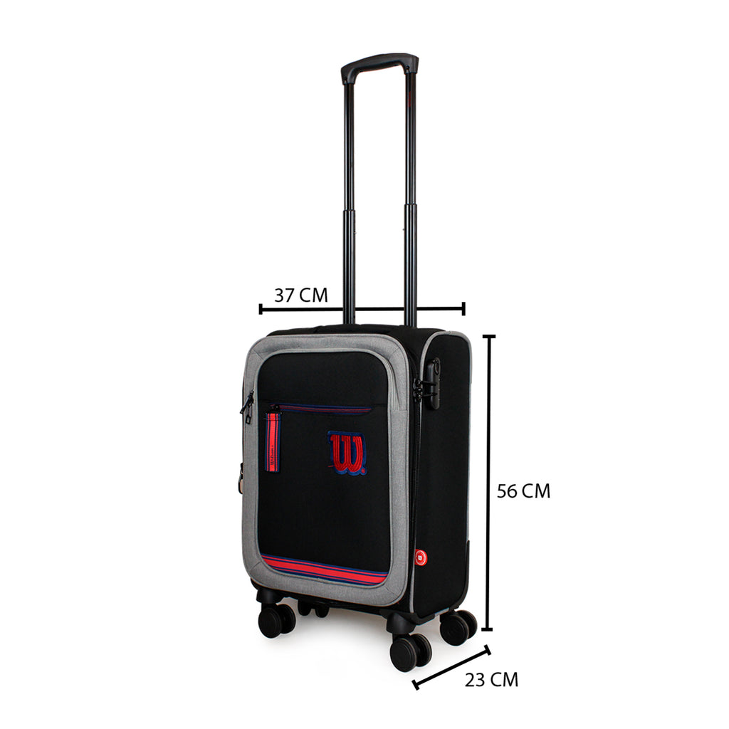 Set 3 maletas de tela S+M+L Wilson Sporting negro