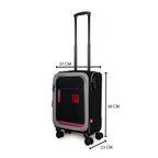 Set 3 maletas de tela S+M+L Wilson Sporting negro