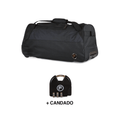 Bolso de viaje con ruedas Kross M 89 lts + Candado F negro