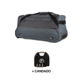Bolso de viaje con ruedas Kross M 89 lts + Candado F gris