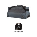 Bolso de viaje con ruedas Kross M 89 lts + Candado F gris