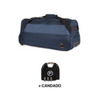 Bolso de viaje con ruedas Kross M 89 lts + Candado F azul