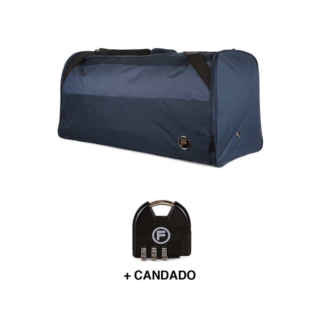 Bolso Eder L 144 lts + Candado F azul