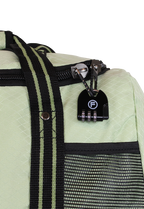 Bolso tipo Mochila con ruedas + Candado Challenger verde