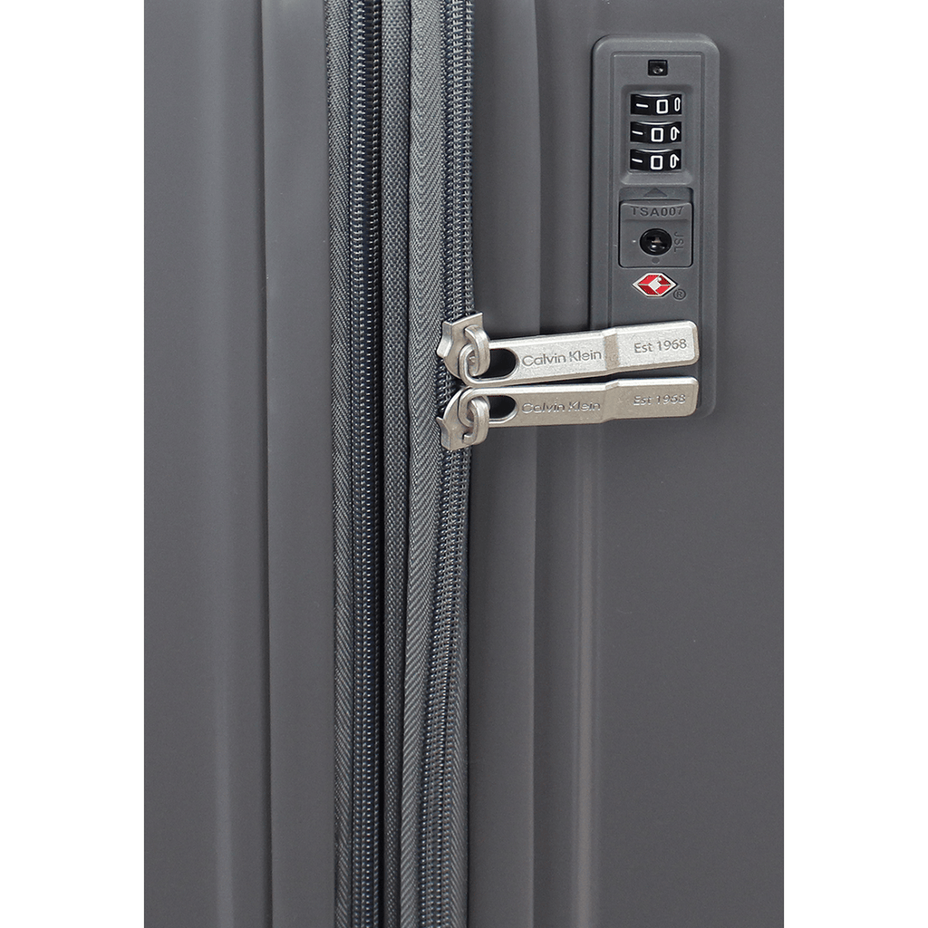 Set 3 maletas S+M+L Rome gris oscuro