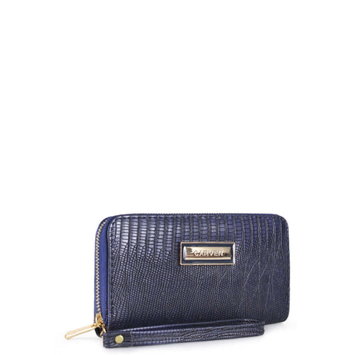 Billetera Fresia azul