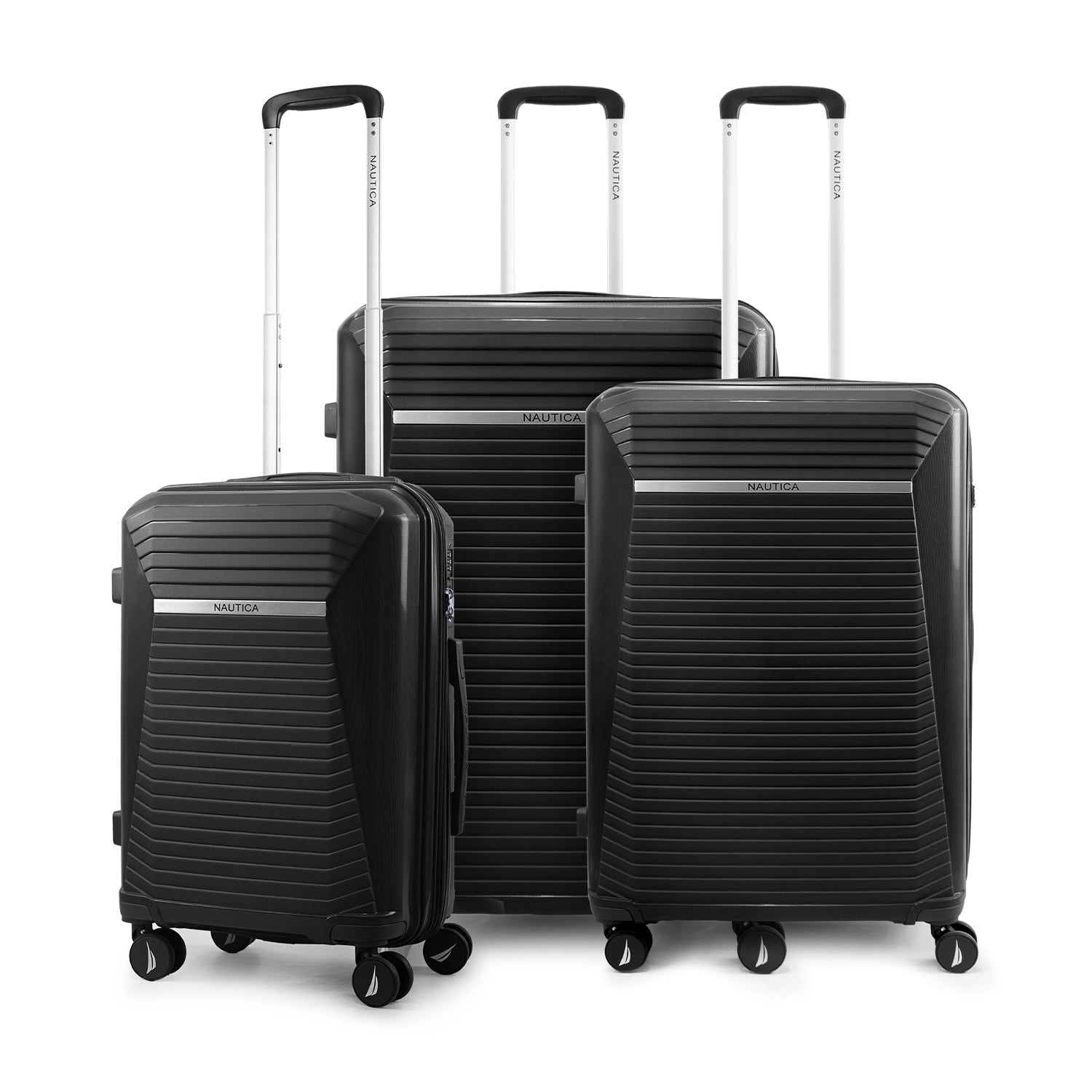 Set 3 maletas S+M+L Niza negro