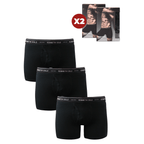 Pack 6 Boxer talla L negro