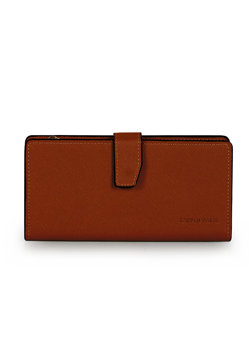 Billetera Vesta marrón
