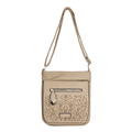 Cartera Flower beige