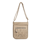 Cartera Flower beige