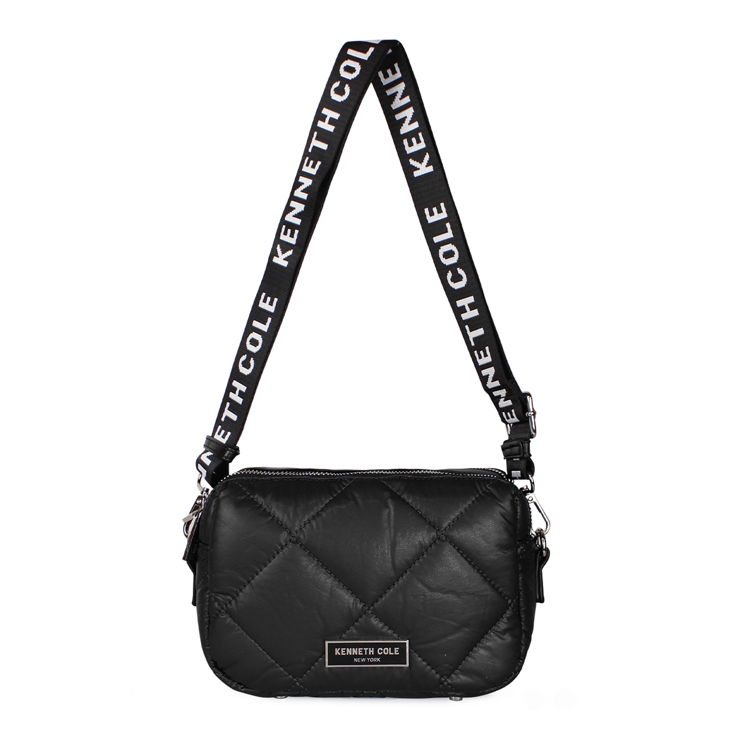 Cartera acolchada Peyton negro