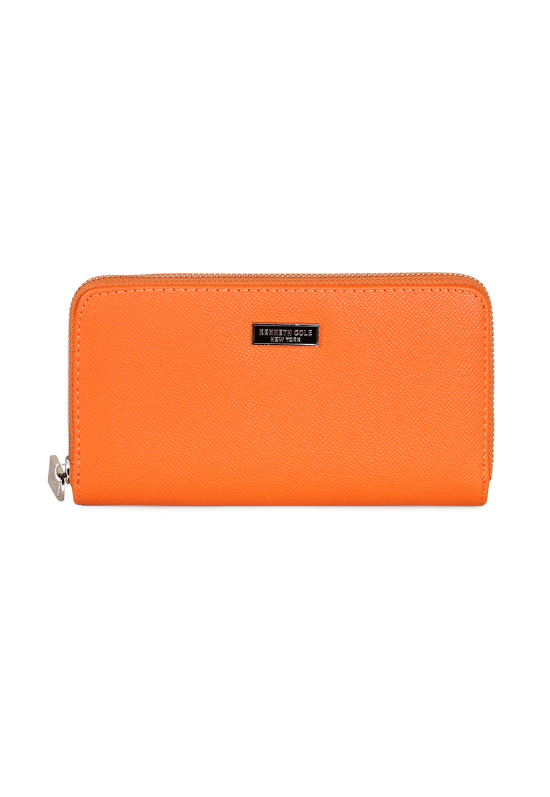 Billetera mujer Bessie naranja Kenneth Cole