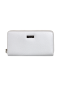 Billetera mujer Bessie plateada Kenneth Cole