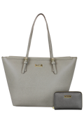 Billetera Trifold gris