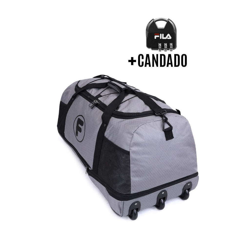 Bolso enrollable Goliat 130 ltrs + candado F gris