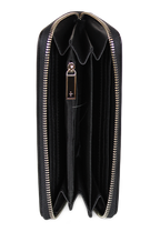 Billetera mujer Bessie negra Kenneth Cole
