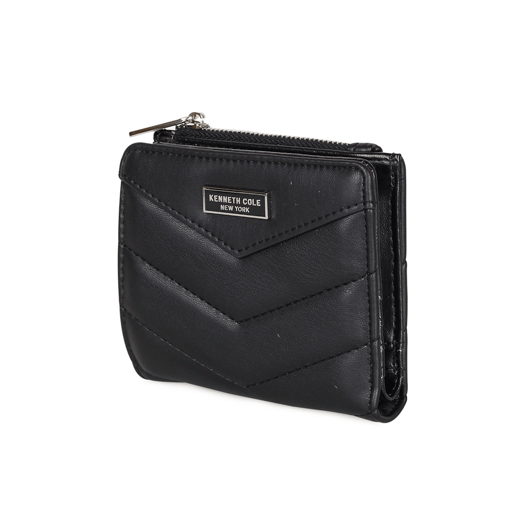 Cartera acolchada Peyton + billetera negro
