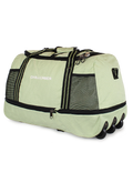 Bolso tipo Mochila con ruedas + Candado Challenger verde