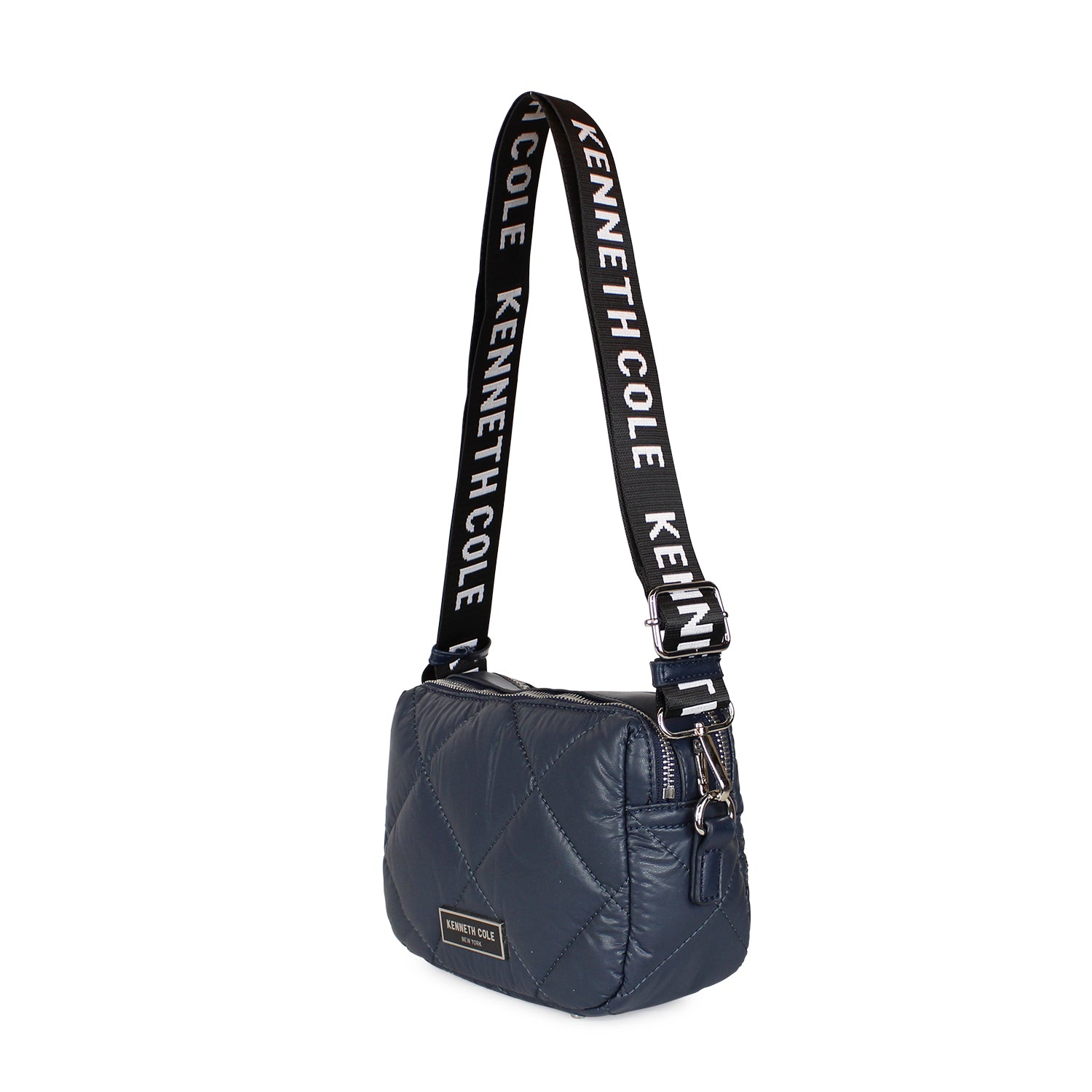 Cartera acolchada Peyton azul