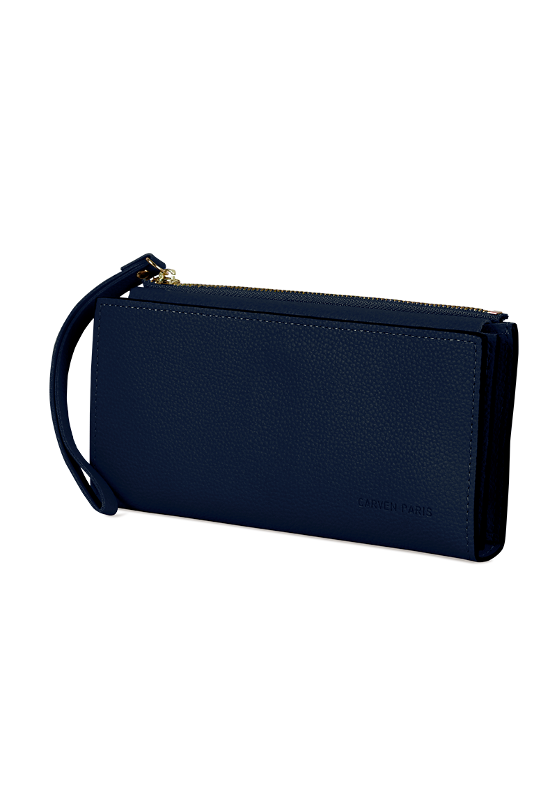 Billetera mujer Delia azul Carven