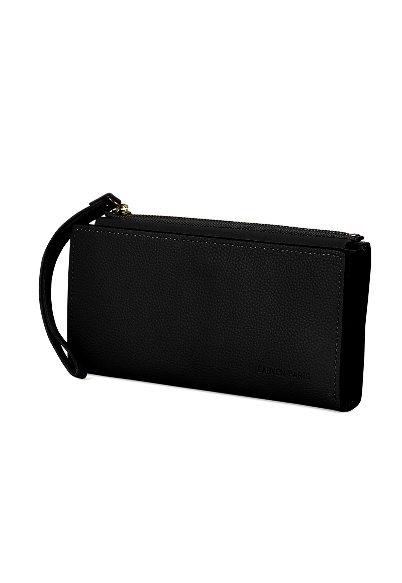 Billetera mujer Delia negra Carven