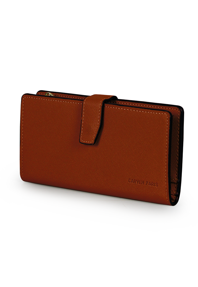 Billetera Vesta marrón