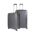 Pack 2 maletas M+L Rome gris oscuro