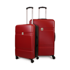 Pack 2 maletas M+L Bora rojo