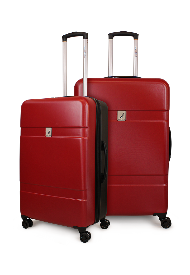 Pack 2 maletas M+L Bora rojo