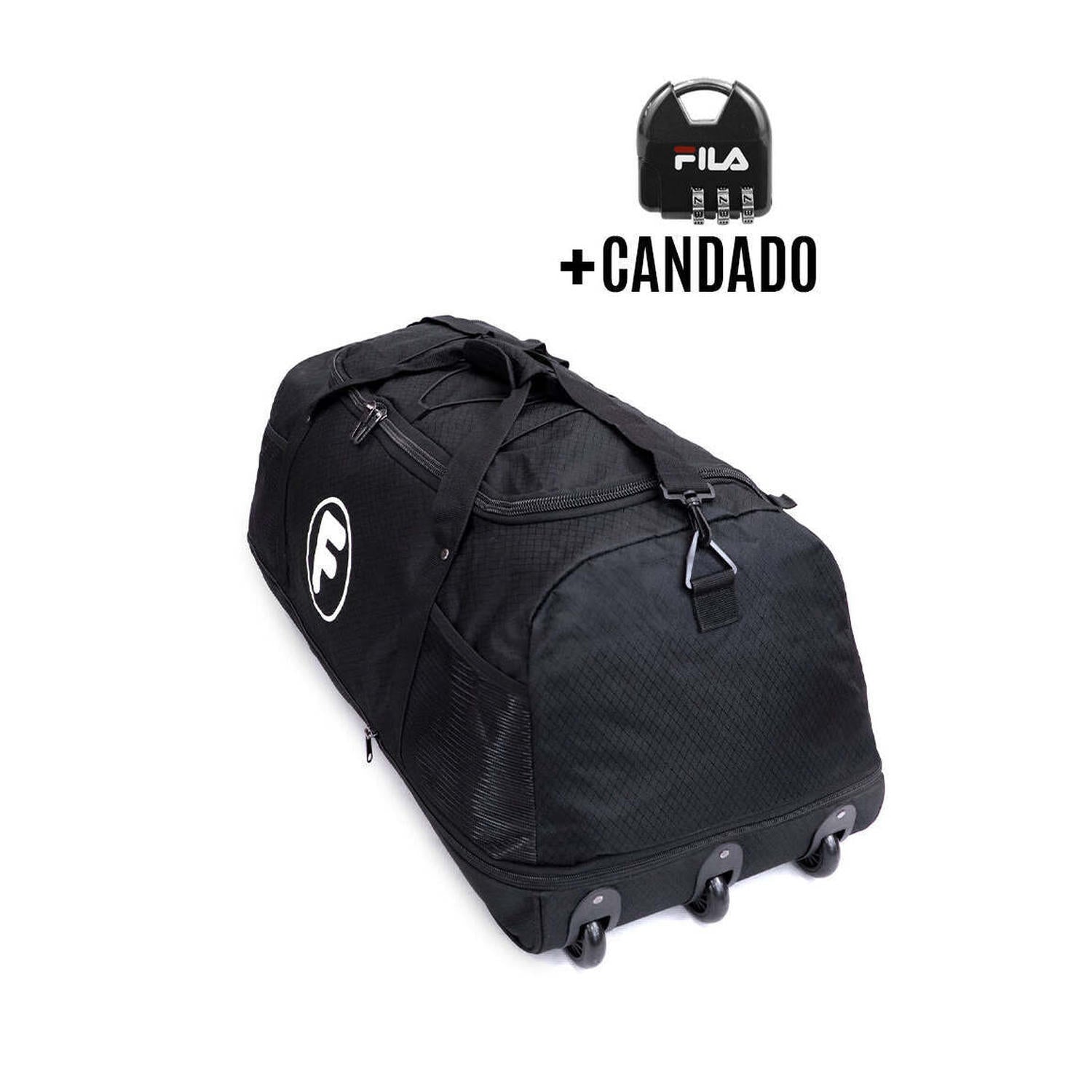 Bolso enrollable Goliat 130 ltrs + candado F negro