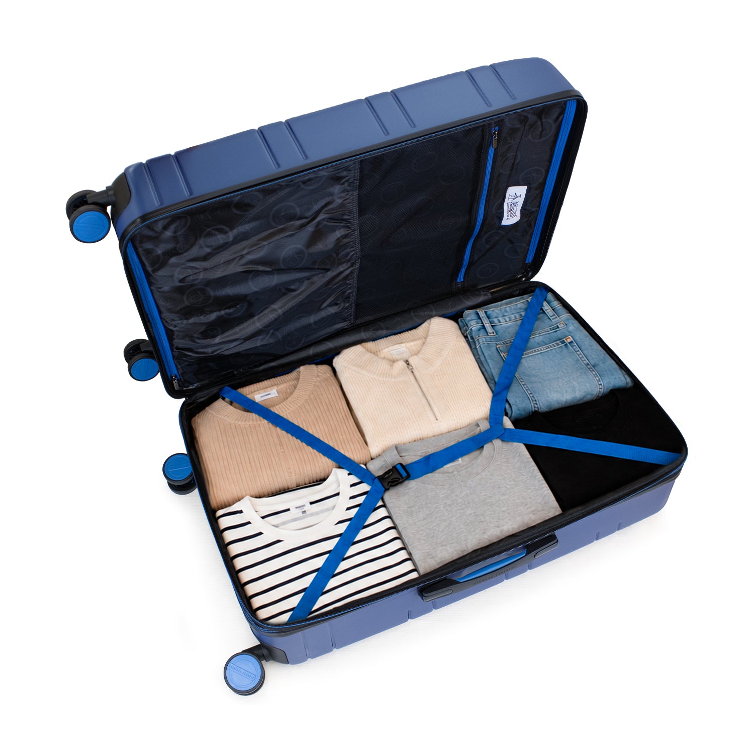 Pack 2 maletas M+L Milan azul