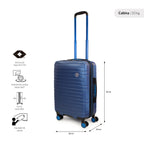 Maleta de cabina Milan azul