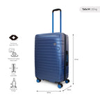 Pack 2 maletas M+L Milan azul