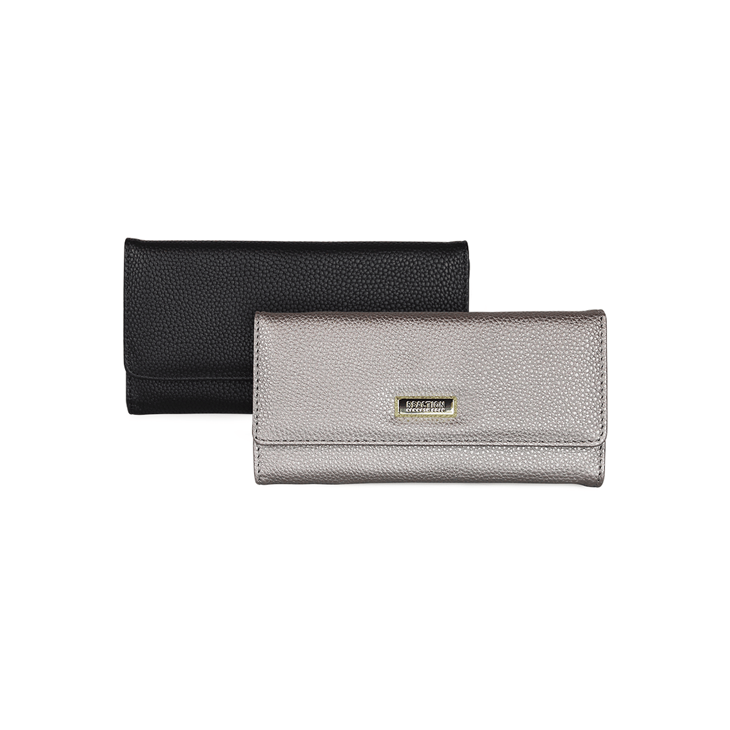 2 Billeteras de mujer Fidelia plateado