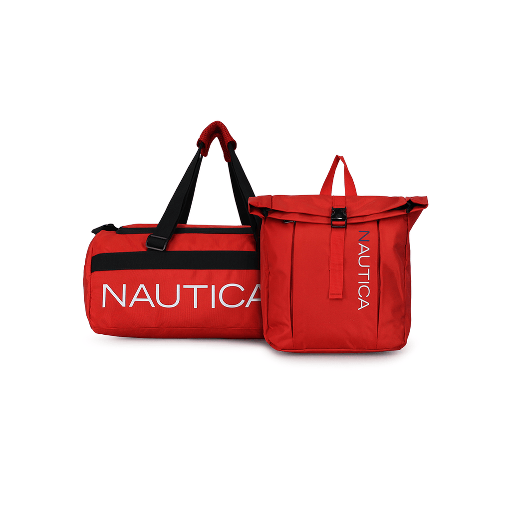 Bolso Valar + Mochila Bend rojo