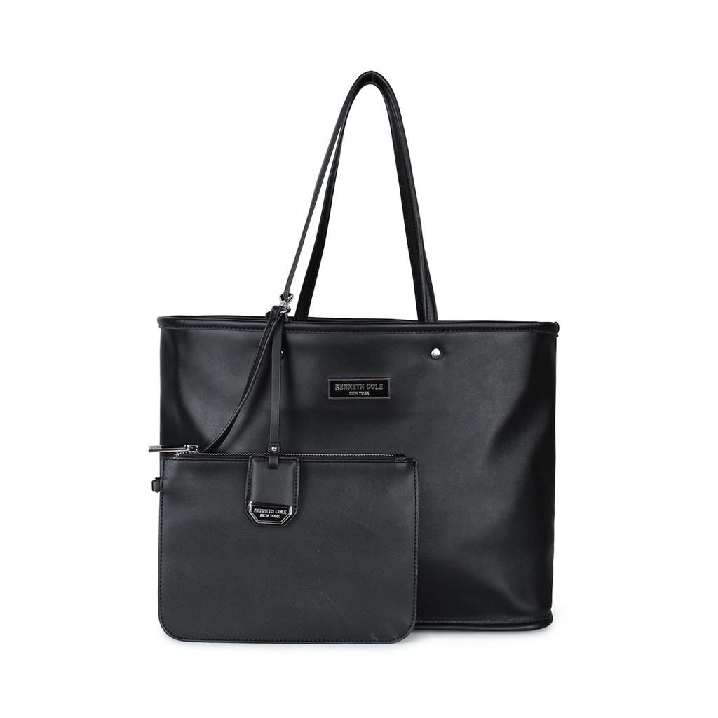 Bolso de mujer reversible con sobre negro