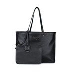 Bolso de mujer reversible con sobre negro