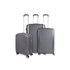 Set 3 maletas S+M+L Rome gris oscuro