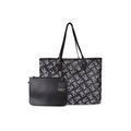 Bolso de mujer reversible con sobre negro