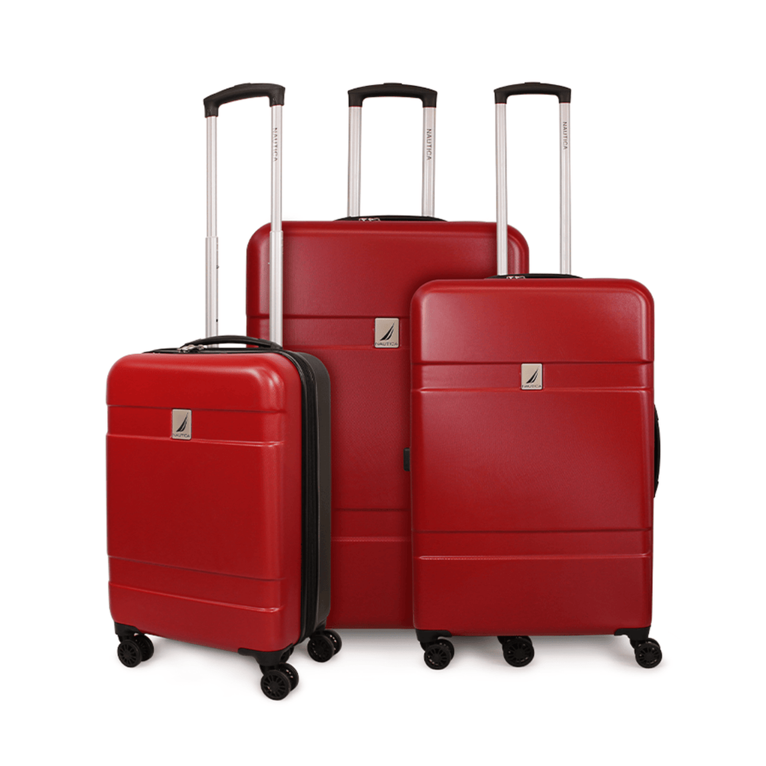 Set 3 maletas S+M+L Bora rojo