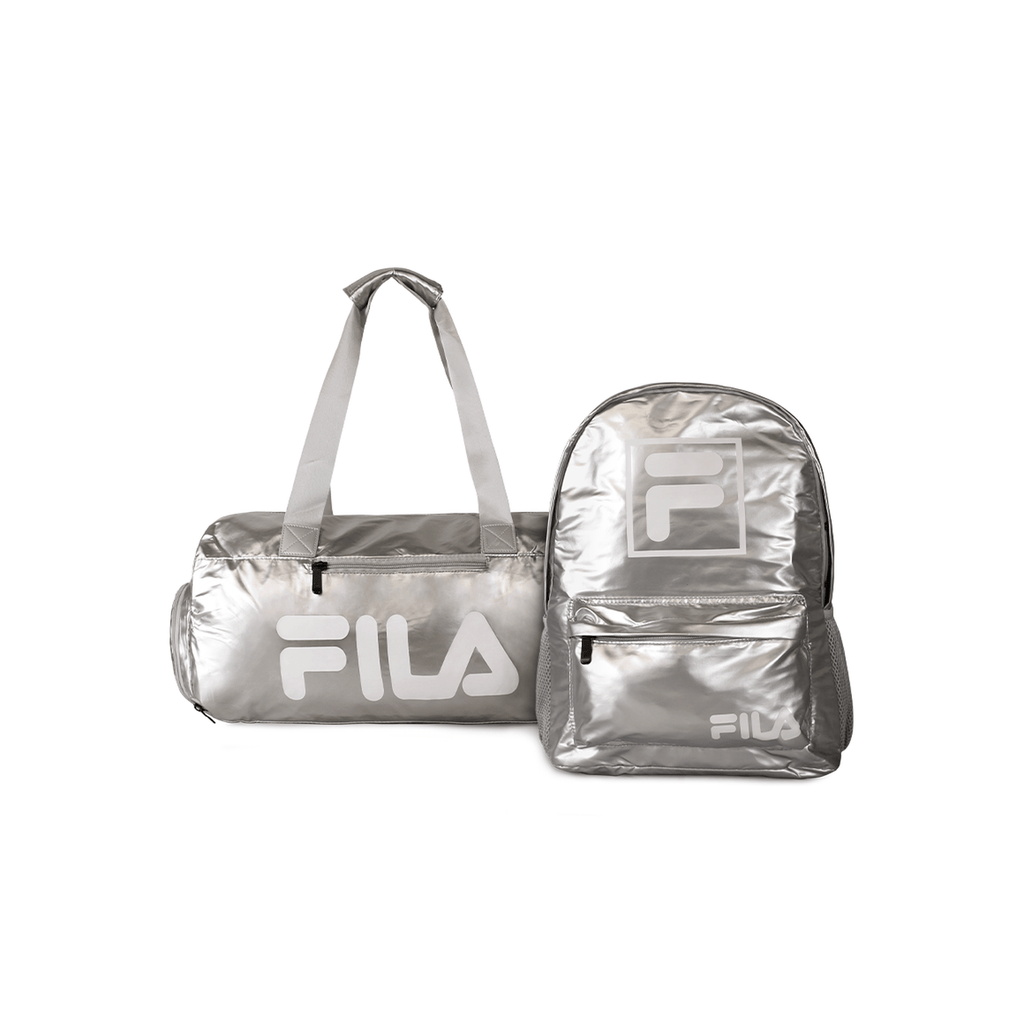 Mochila + Bolso Bolonia gris