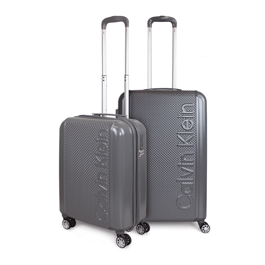 Pack 2 maletas S+M Rome gris oscuro