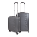Pack 2 maletas S+M Rome gris oscuro