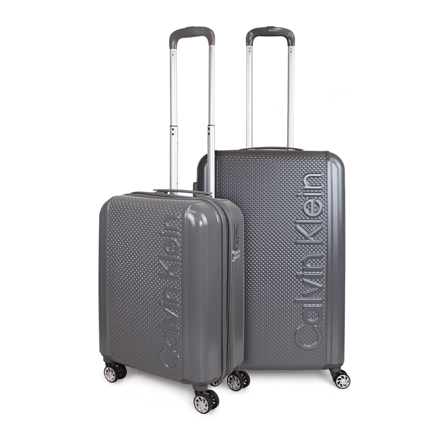 Pack 2 maletas S+M Rome gris oscuro