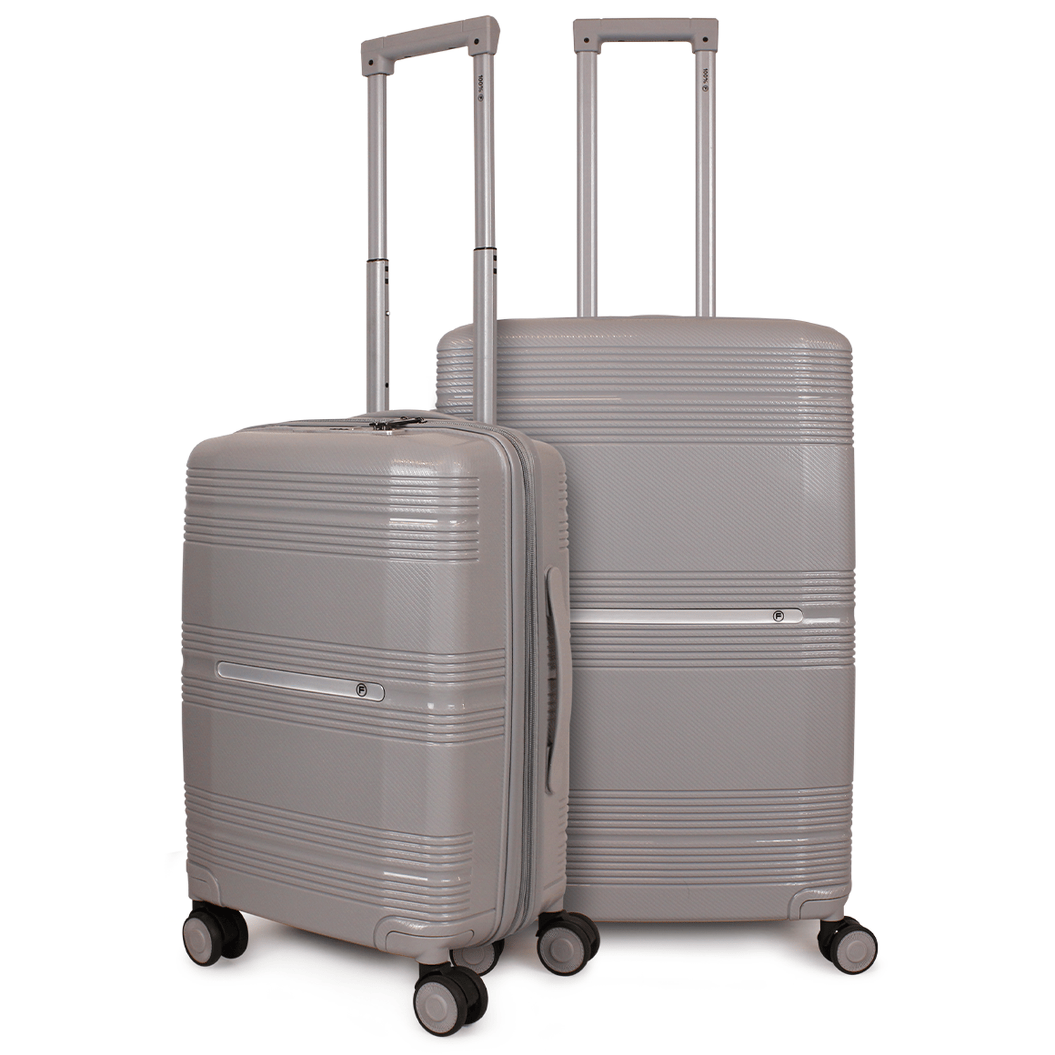Pack 2 maletas S+M Chic gris
