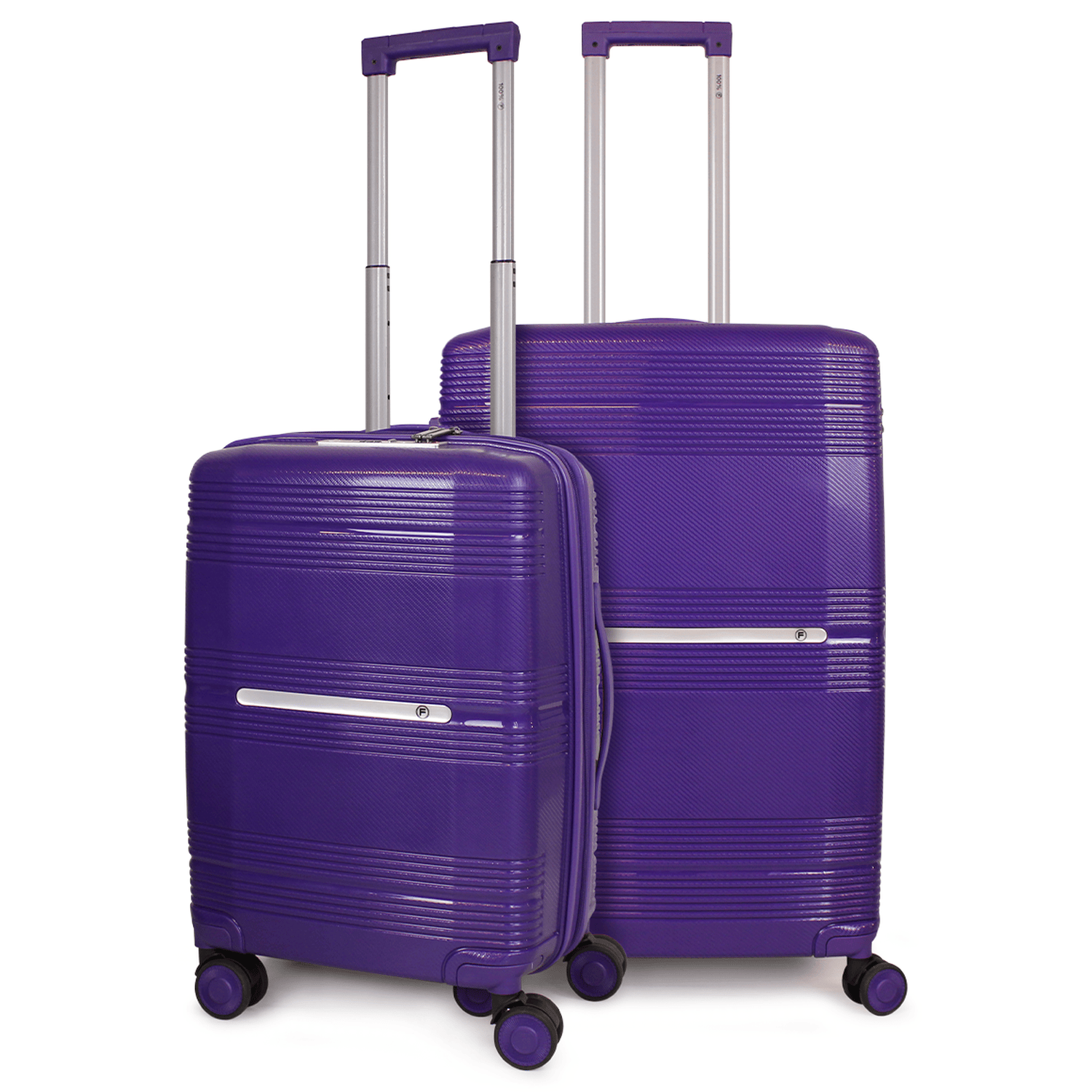 Pack 2 maletas S+M Chic morado