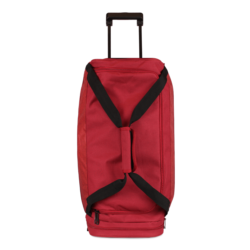 Bolso de viaje con ruedas Kross M 89 lts + Candado F rojo