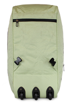 Bolso tipo Mochila con ruedas + Candado Challenger verde